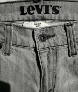 Levi&#39;s 511 Grey Cotton Jeans