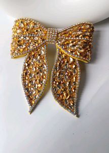 Rhinestone Hair Bow