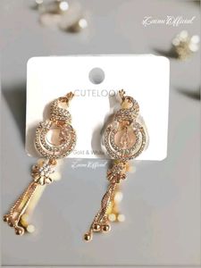 AD Diamond Peacock Earrings🧚🏻💎