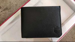 Louis Philippe Black Belt + Wallet Combo