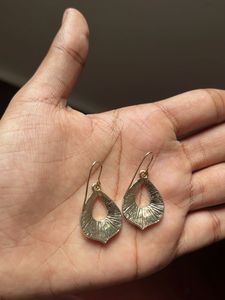 Golden Crescent Earrings