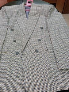 Checked Blazer