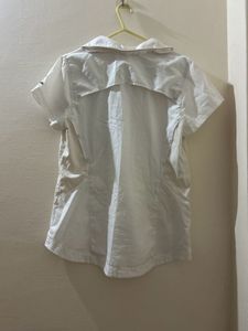 Women&#39;s white shirt top