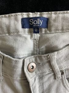 Allen Solly Grey Skinny Jeans