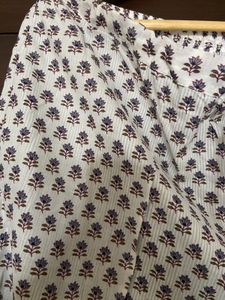 BIBA White &amp; Gray Layered Palazzo (xl)