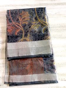 Beautiful Grey Saree