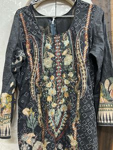 Chevron Embroidery Suit