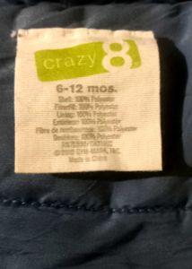 Baby Blue Puffer Vest