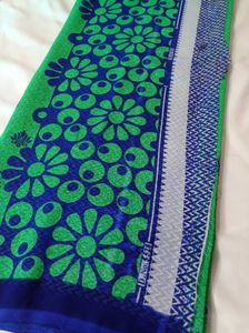 Floral Print Saree 😍