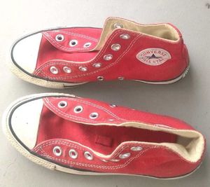 Red Converse High-Tops