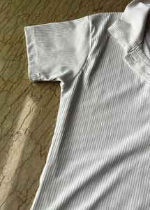 White Polo Top
