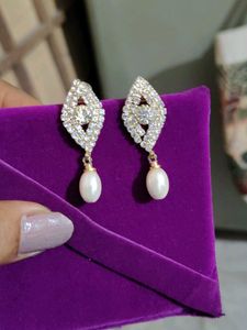 Vintage Pearl &amp; Rhinestone Necklace Set