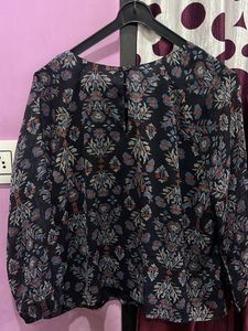 AJIO Floral Print Top