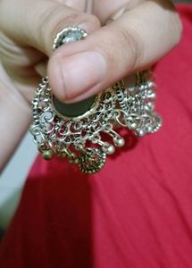 Oxidized Earring