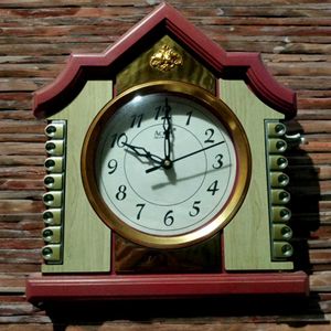 Vintage Wooden Wall Clock