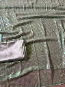 Self Design Bollywood Georgette Sikavans Saree