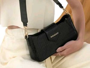 Miraggio Black Handbag