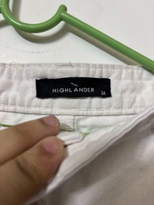 White Cargo Shorts