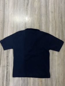 Ribbed Navy Blue Top