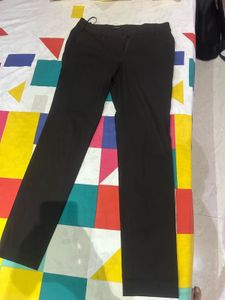 Elegant Dark Brown Women's Pants