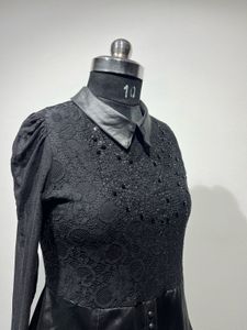 Elegant Black Lace Top