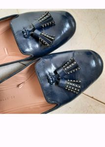 Zara tassel loafers
