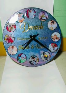 Baby 12 Month Wall Clock