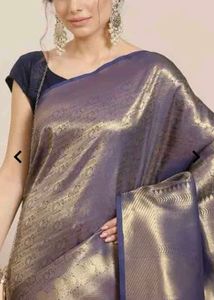 Elegant Blue Kanjivaram Silk Saree