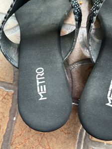 Festive Sale!Metro Black  Velvet Heels For Sale