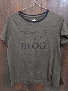 Olive Green Graphic Tee