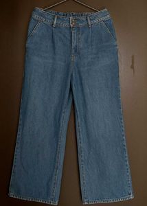 Wide Leg Denim Jeans