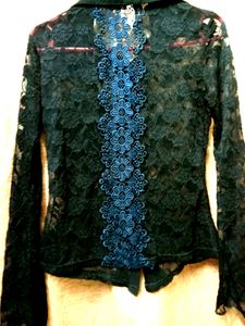 Transparent Net Shirt For Girls