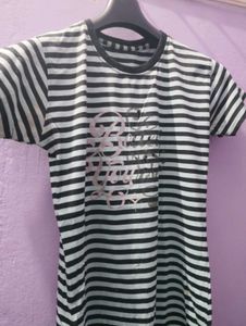 Blue Strip T Shirt For Girls