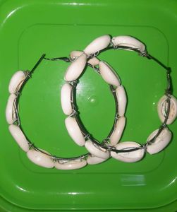 Boho Shell Hoop Earrings