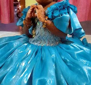 Beautiful Birthday Ya Party Wear Frok For Girls