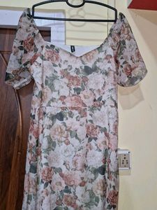 Floral Print Mini Dress