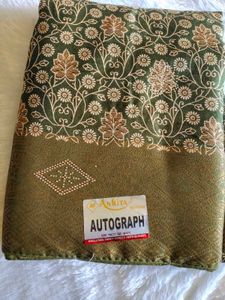 Beautyful Green Floral Saree
