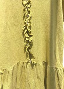 Ruffled Green Tank Top💚