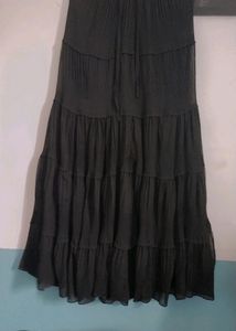 Long Flared Skirt