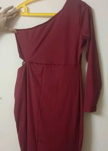 One Shoulder Mini Dress