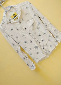 NGS Floral Print Button-Down Shirt