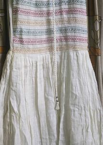 White Embroidered Sundress
