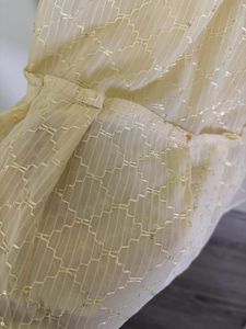 Yellow Cute Dress Net Korean Style