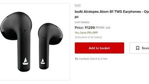 boAt Airdopes Atom 81 TWS Earphones