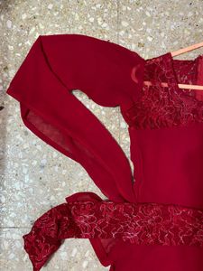 red gown