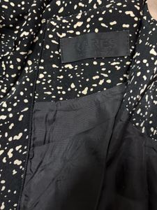 Speckled Black Mini Dress