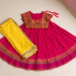 Pink Lehenga Choli Set