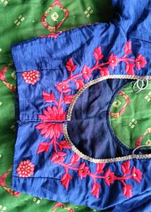 Embroidered Floral Skirt