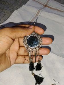 Boho Tassel Mirror Drop Earrings