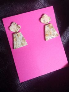Marble Dangle Earrings